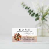 Fall Veterinary Visitenkarte (Stehend Vorderseite)