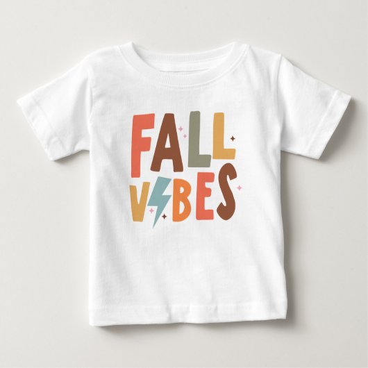 Fall Vibe Baby T-shirt (Vorderseite)