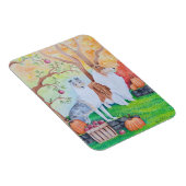 Fall Vibe Collie Magnet (Rechte Seite)