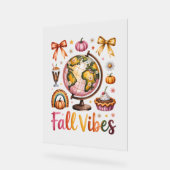 Fall Vibes Acrylschild (Winkel)