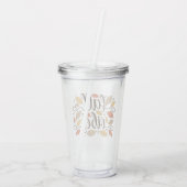 Fall Vibes Acryltrinkbecher (Rückseite)