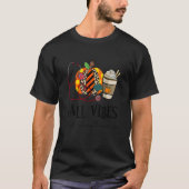 Fall Vibes And That Future Nurse Life leopard Pump T-Shirt (Vorderseite)