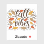 Fall Vibes Aufkleber (Blatt)