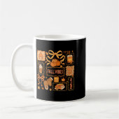 Fall Vibes Autumn Coquette Pumpkin Thanksgiving Co Kaffeetasse (Links)