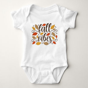 Fall Vibes Baby Strampler