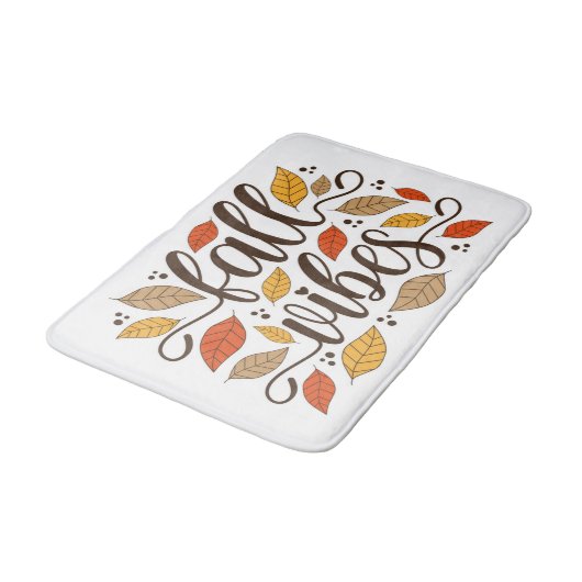 Fall Vibes Badematte (Schrägansicht)