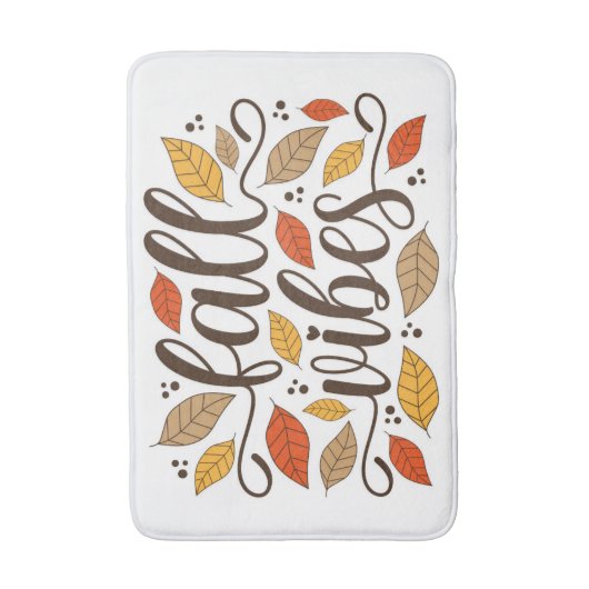 Fall Vibes Badematte (Vorderseite Vertikal)