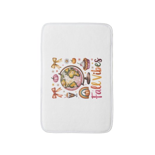 Fall Vibes Badematte (Vorderseite Vertikal)