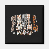 Fall Vibes Blitzlicht Blume Erntedank Herbst Le Magnet (Vorne)