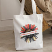 Fall Vibes Boho Sonnenblume Farbenfrohe Herbsttasc Tragetasche