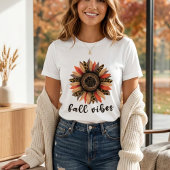 Fall Vibes Boho Sonnenblumen Herbstfrauen T-Shirt