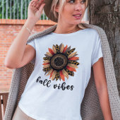 Fall Vibes Boho Sonnenblumen Herbstfrauen T-Shirt