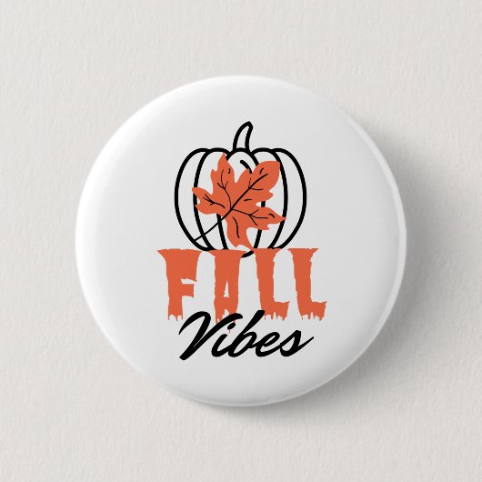 Fall Vibes Button (Vorderseite)