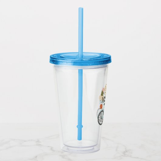 Fall Vibes by Bicycle Acryltrinkbecher (Rechts)