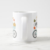 Fall Vibes by Bicycle Jumbo-Tasse (Rückseite)