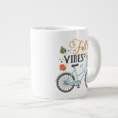 Fall Vibes by Bicycle Jumbo-Tasse (Vorderseite Rechts)