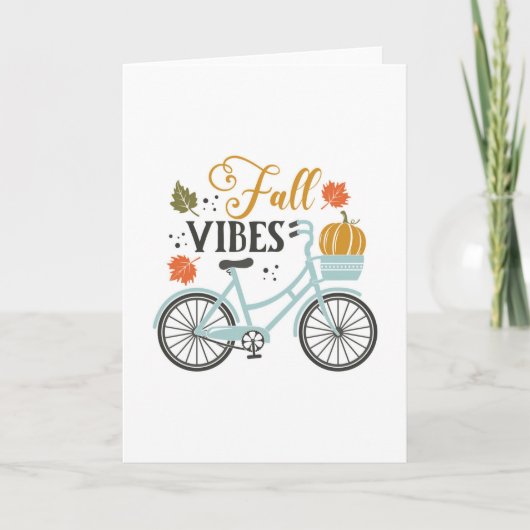 Fall Vibes by Bicycle Karte (Vorderseite)