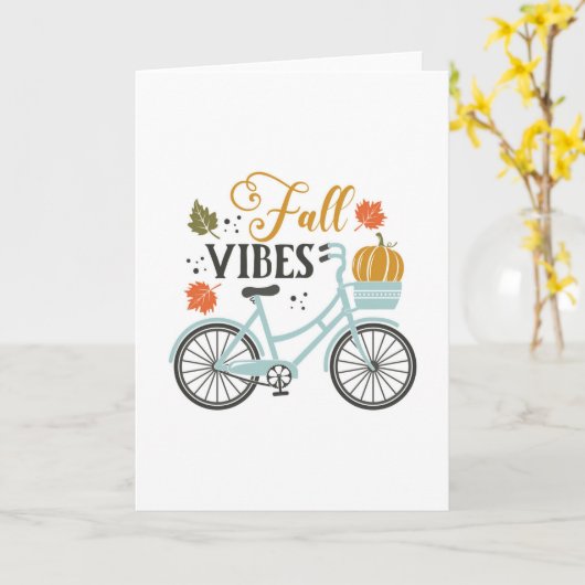 Fall Vibes by Bicycle Karte (Gelbe Blume)
