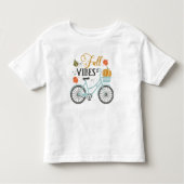 Fall Vibes by Bicycle Kleinkind T-shirt (Vorderseite)