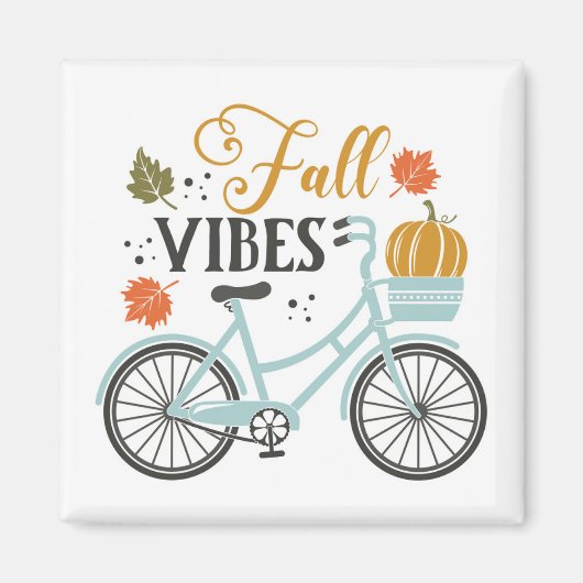 Fall Vibes by Bicycle Magnet (Vorne)