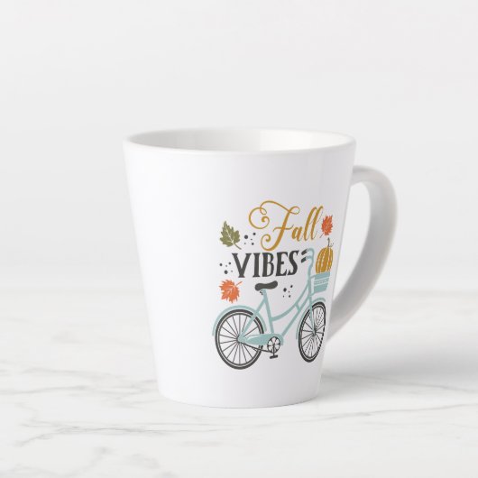 Fall Vibes by Bicycle Milchtasse (Rechte Ecke)