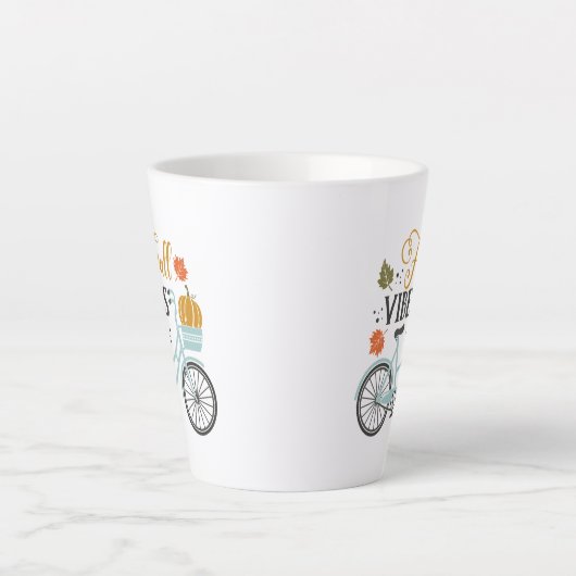 Fall Vibes by Bicycle Milchtasse (Vorderseite)