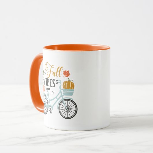 Fall Vibes by Bicycle Tasse (Vorderseite Links)