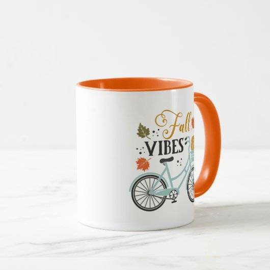 Fall Vibes by Bicycle Tasse (VorderseiteRechts)