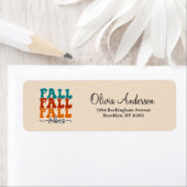 Fall Vibes Calligraphy Script-Rücksendeadresse (Insitu)