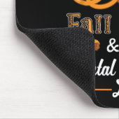 Fall Vibes Dental Istant Life Pumpkin Gewürz Latte Mousepad (Ecke)