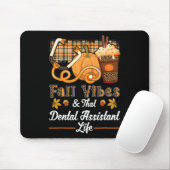 Fall Vibes Dental Istant Life Pumpkin Gewürz Latte Mousepad (Mit Mouse)