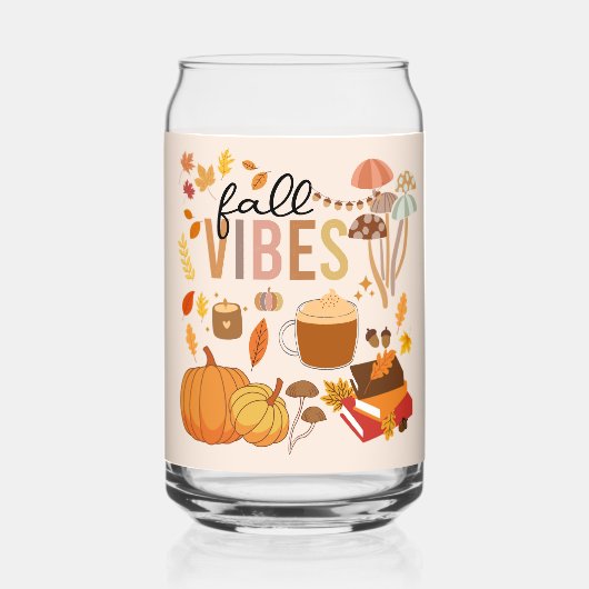 Fall Vibes Dosenglas (Rückseite)
