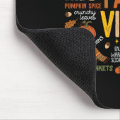 Fall Vibes Erntedank Halloween Familie Matching Mousepad (Ecke)