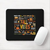 Fall Vibes Erntedank Halloween Familie Matching Mousepad (Mit Mouse)