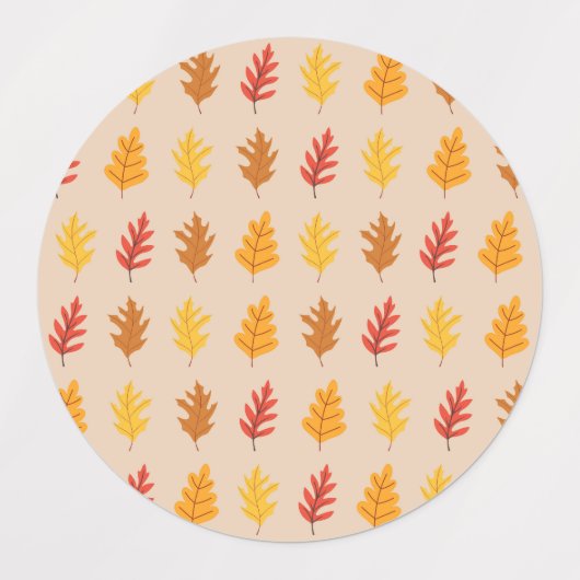 Fall Vibes Etiketten (Design 2)