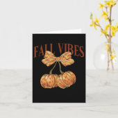 Fall Vibes-fall Lover Erntedank Herbstkrebs Karte (Gelbe Blume)