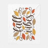 Fall Vibes Fleecedecke (Vorderseite)