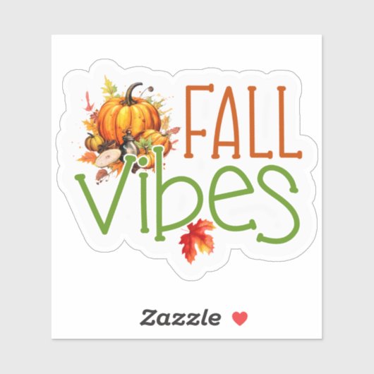 Fall Vibes & Forest Whispers Aufkleber (Blatt)