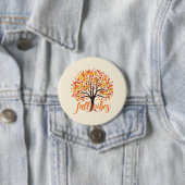 Fall Vibes - Gemütlicher Fall Tree Button (Beispiel)
