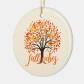 Fall Vibes - Gemütlicher Fall Tree Keramik Ornament (Links)