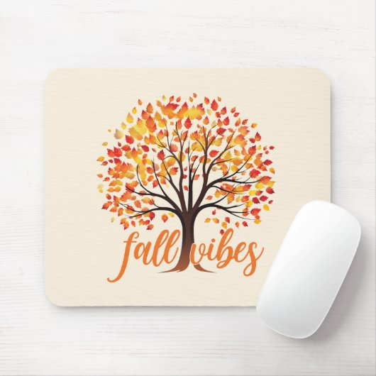 Fall Vibes - Gemütlicher Fall Tree Mousepad (Mit Mouse)