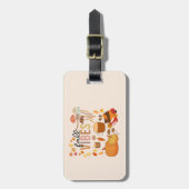 Fall Vibes Gepäckanhänger (Vorderseite vertikal)