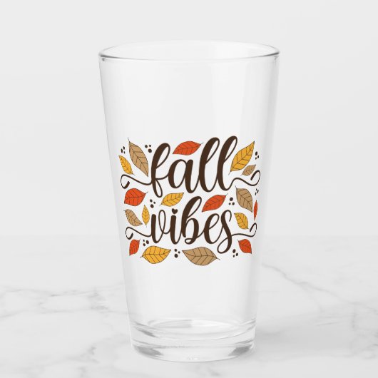 Fall Vibes Glas (Vorderseite)