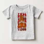 Fall Vibes Gnome Baby T-shirt (Vorderseite)