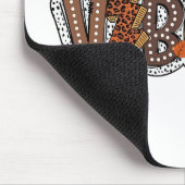 Fall Vibes Herbstlaubs Pumpkin Gewürz Erntedank Mousepad (Ecke)