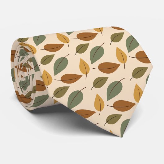 Fall Vibes Herbstsaison Neck Tie Krawatte (Gerollt)
