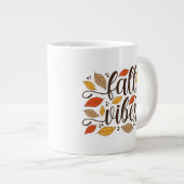 Fall Vibes Jumbo-Tasse (Vorderseite Rechts)