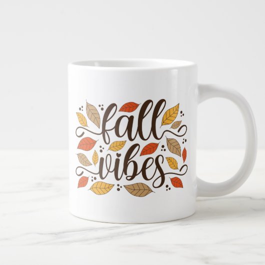 Fall Vibes Jumbo-Tasse (Rechts)