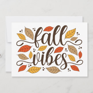 Fall Vibes Karte