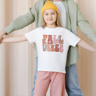 Fall Vibes Kinder Shirt, Herbst Erntedank Kinder T-Shirt